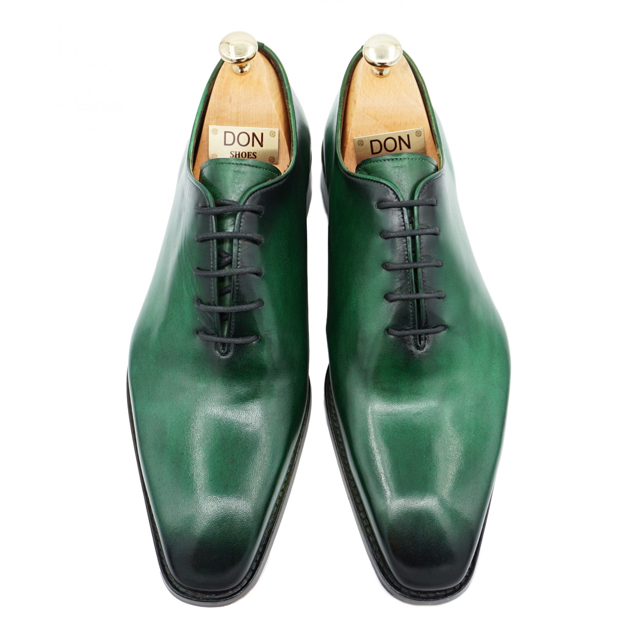 Pantofi verzi oxford DON Lorenzo Signature din piele naturala